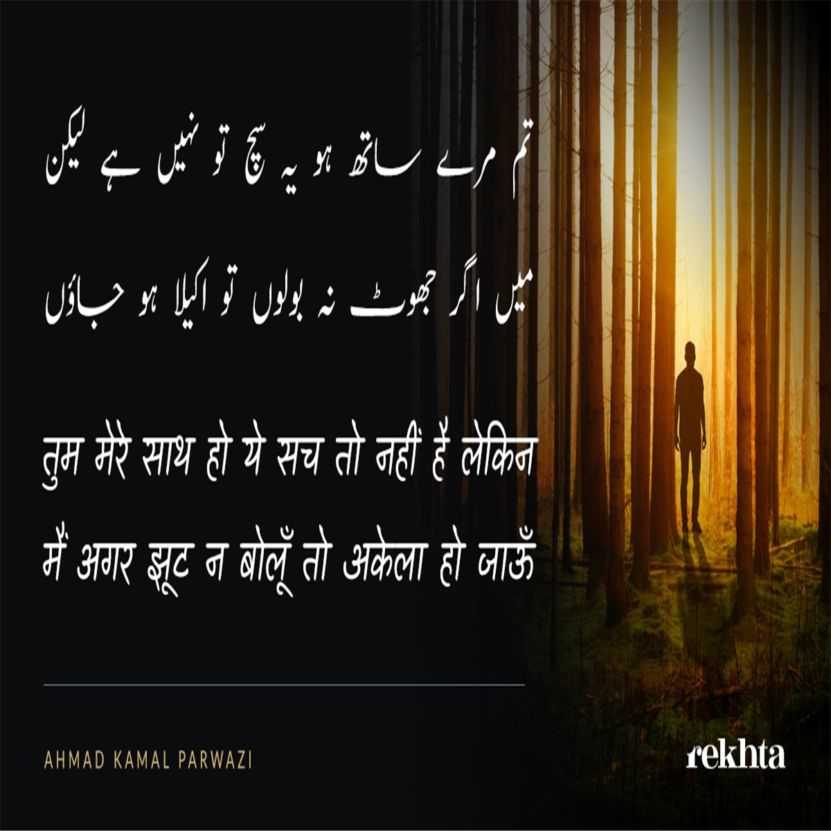 tum-mere-saath-ho-ye-sach-to-nahii-n-hai-lekin-ahmad-kamal-parwazi